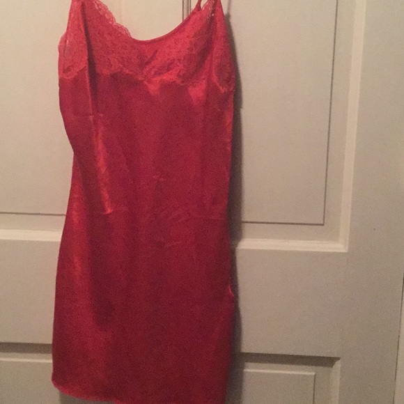 short red nightgown